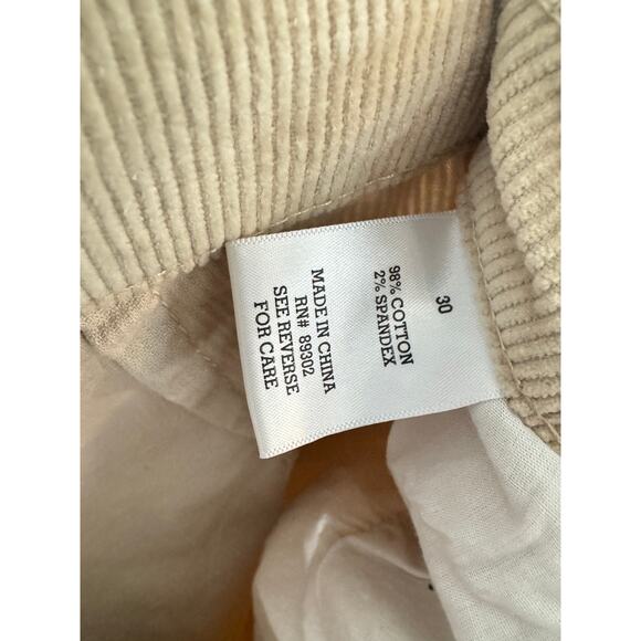 ALTAR'D STATE NWT High Rise Flare Corduroy Pants Beige Size 30 Hippie Fall - Picture 8 of 8
